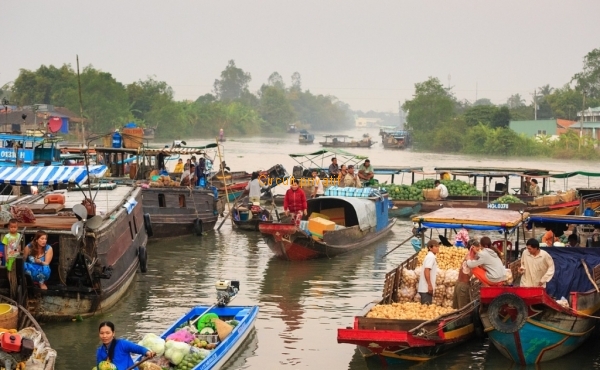 Marché flottant